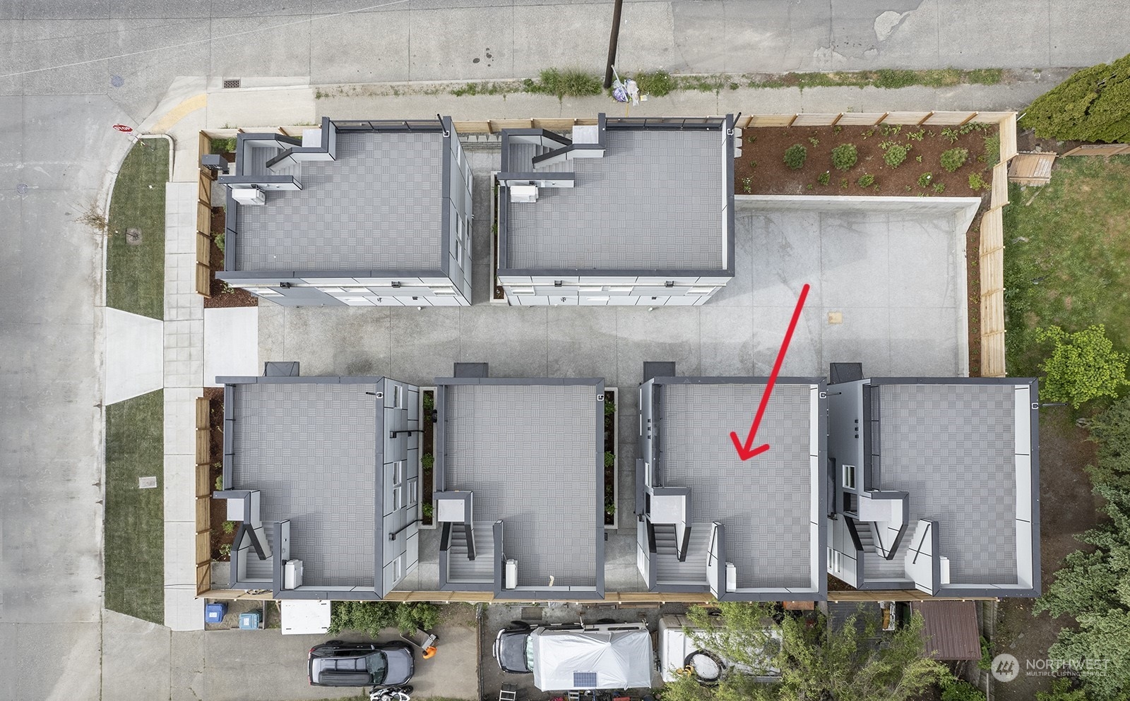 9004 15th Avenue Southwest, Unit A Seattle, WA 98106 - Photo 19 of 20 an aerial view of a house with outdoor seating