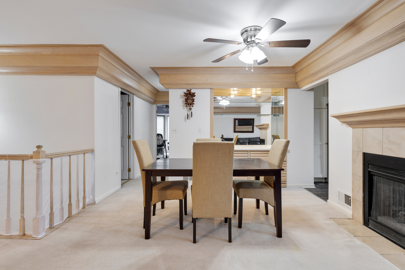 1805 Ashbury Lane, Unit 1805 Inverness, IL 60067 - Photo 6 of 21 a view of a dining room with furniture window and wooden floor