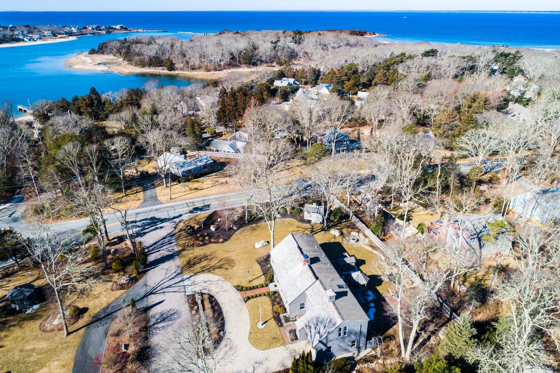 4 Shapquit Bars Road Falmouth, MA 02540 - Photo 2 of 45 a view of city and mountain