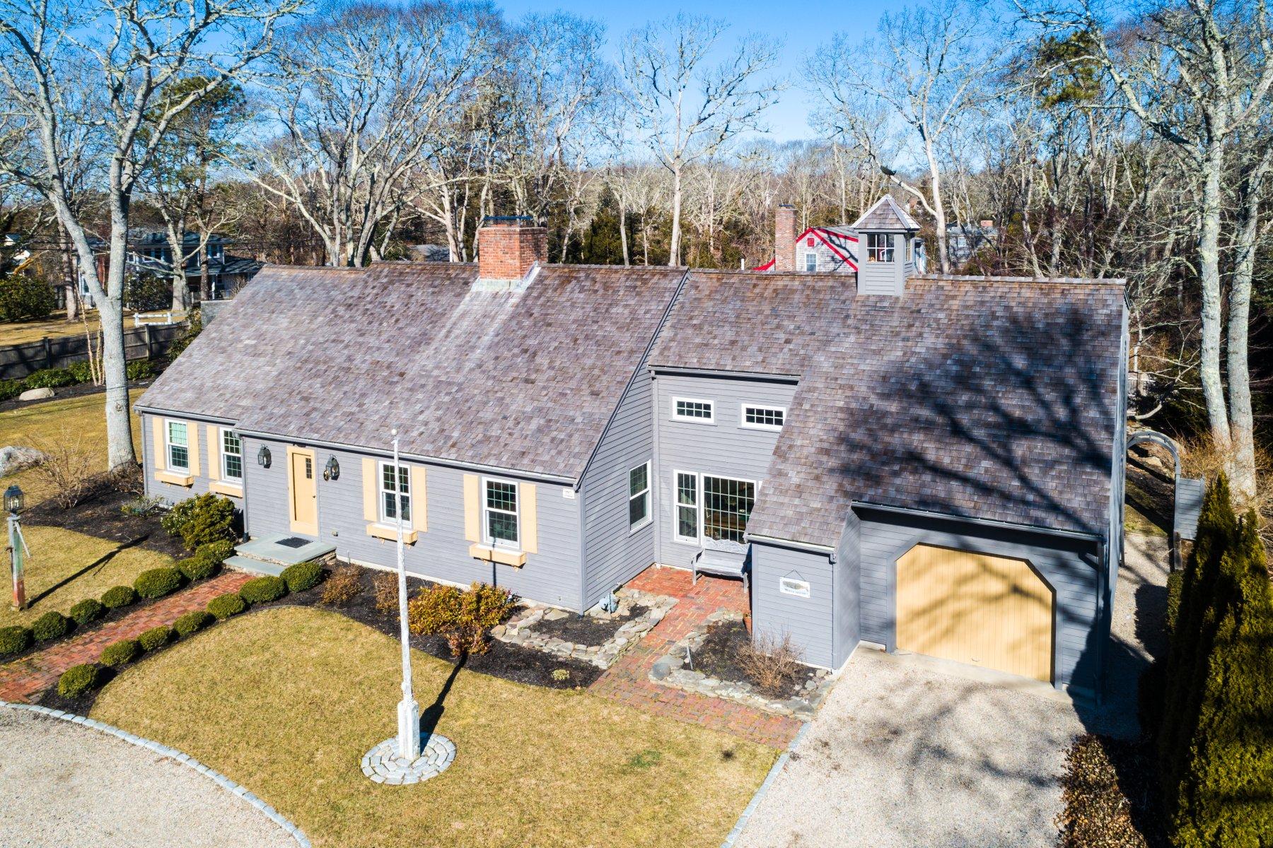 4 Shapquit Bars Road Falmouth, MA 02540 - Photo 3 of 45 a view of a house with a yard