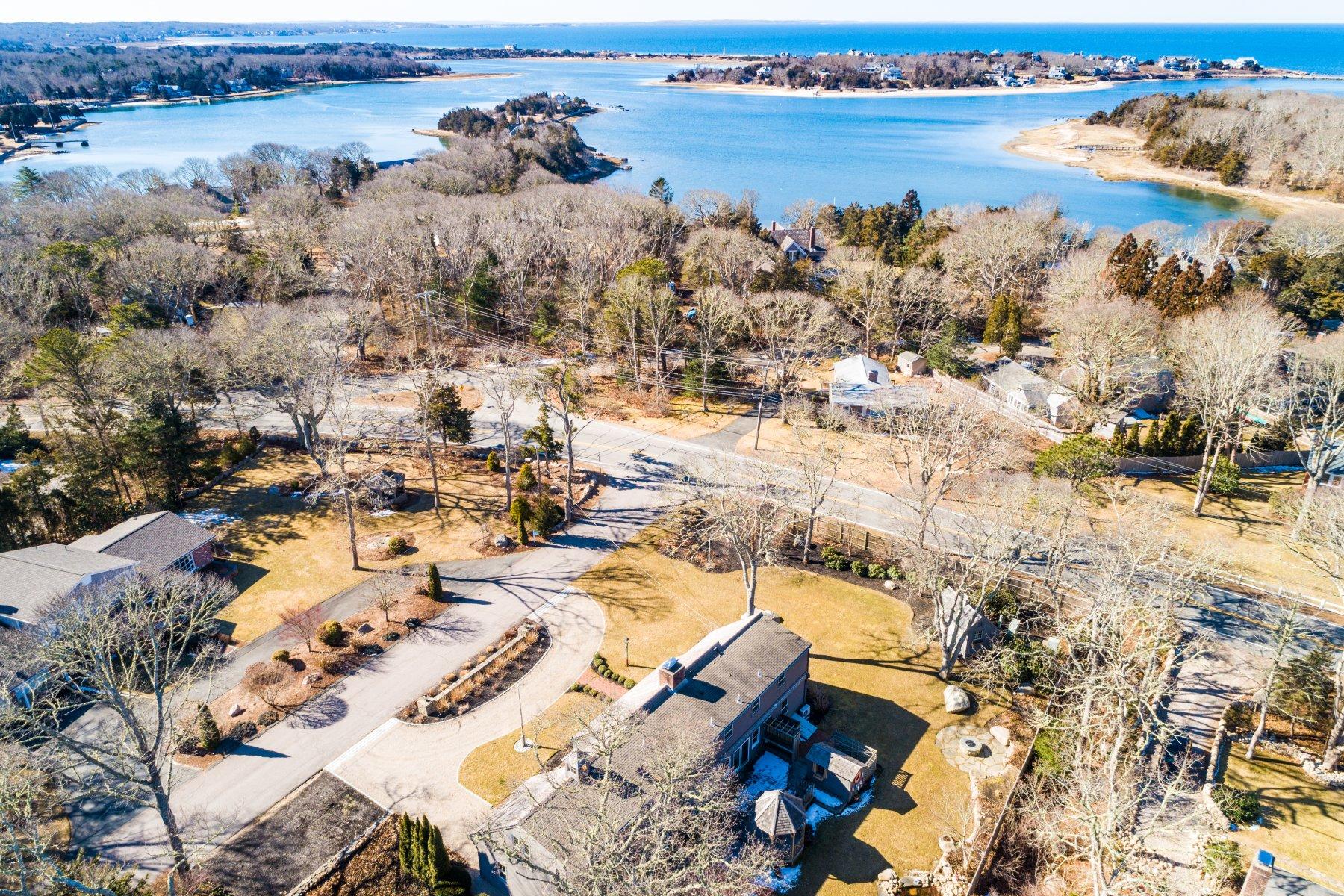 4 Shapquit Bars Road Falmouth, MA 02540 - Photo 34 of 45 an aerial view of multiple house