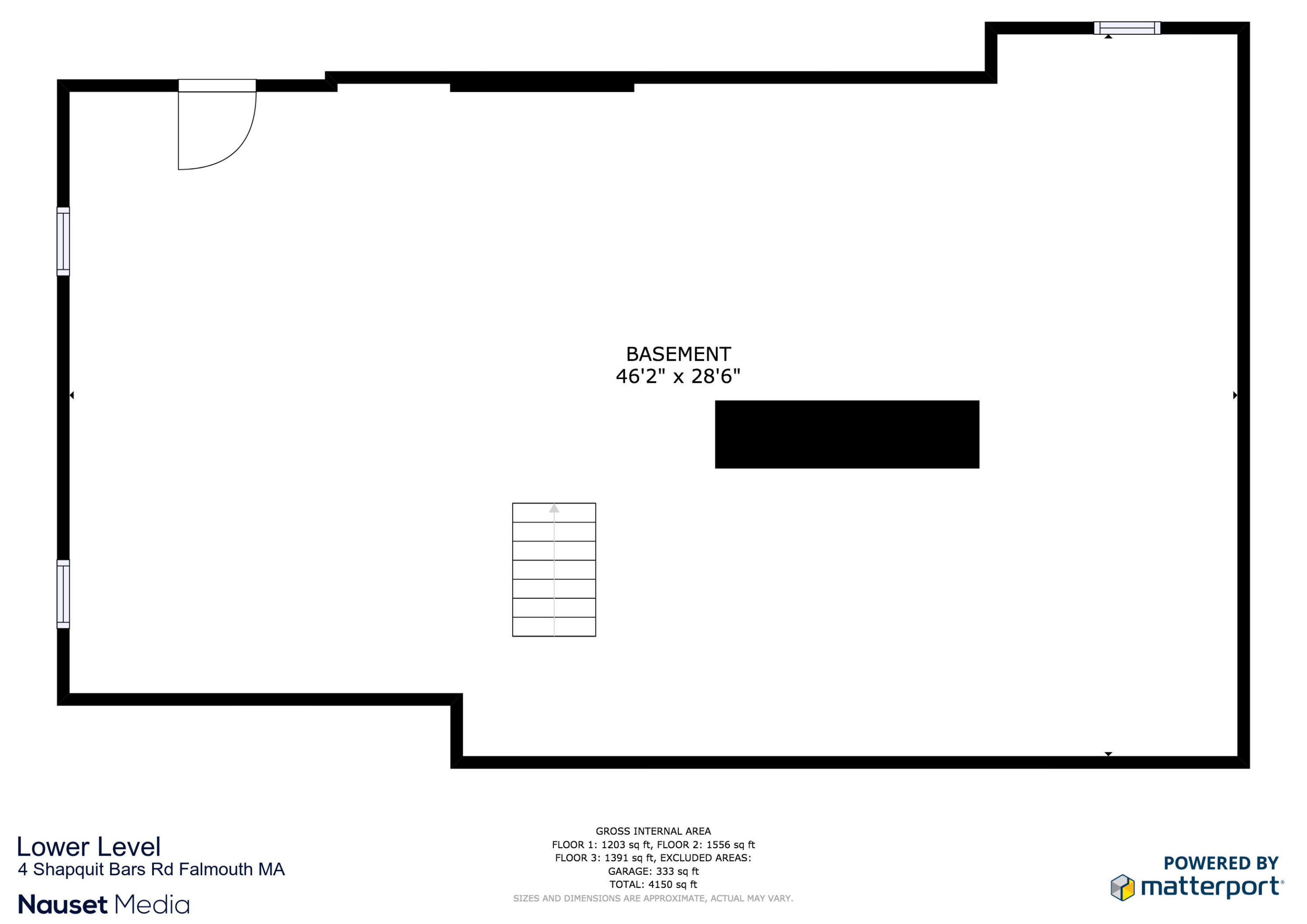 4 Shapquit Bars Road Falmouth, MA 02540 - Photo 45 of 45 a picture of a black and white wall