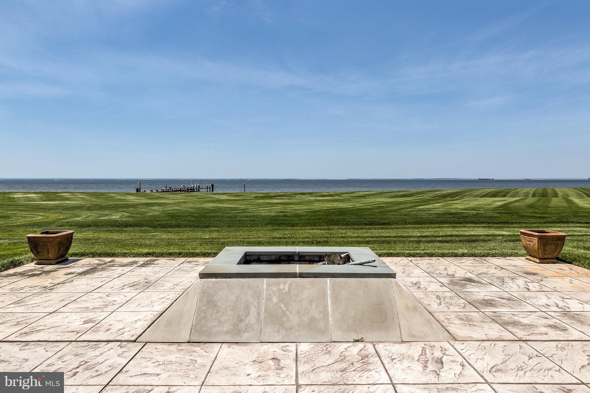 7402 Kent Point Road Stevensville, MD 21666 - Photo 114 of 134 Huge firepit for enjoying epic sunsets