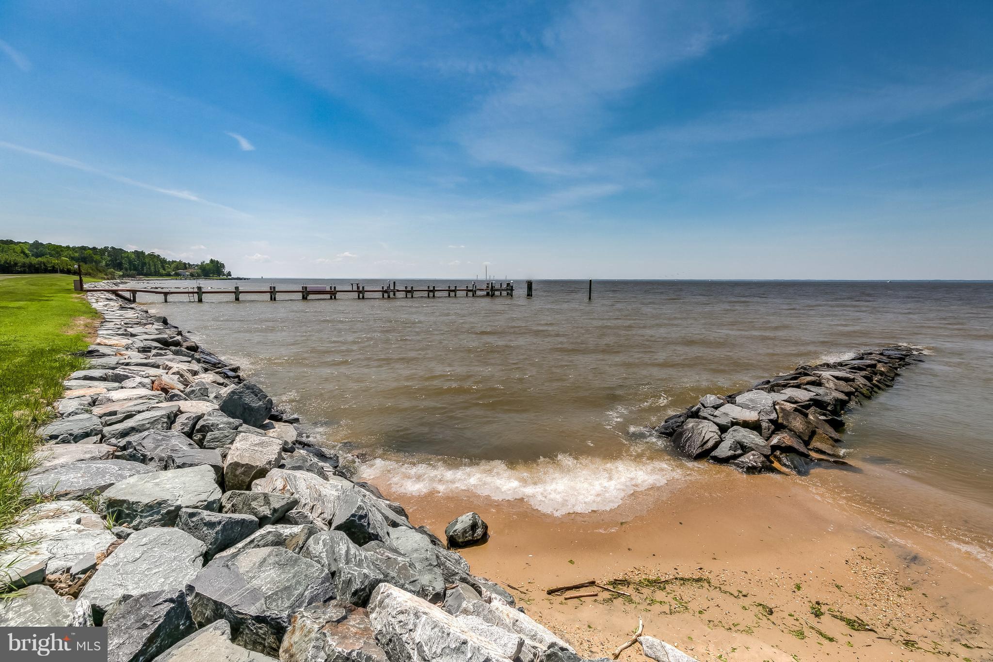 7402 Kent Point Road Stevensville, MD 21666 - Photo 119 of 134 Full rip rap and jetties create private beach area