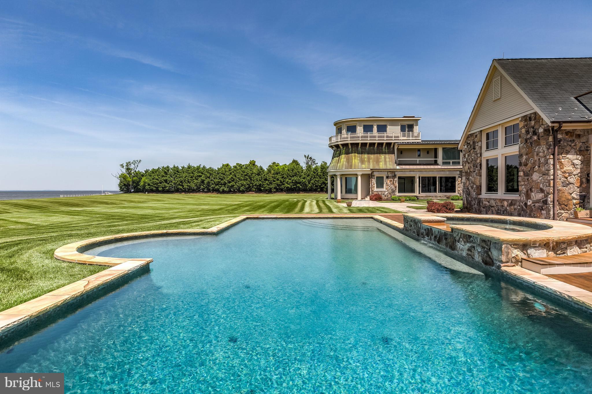 7402 Kent Point Road Stevensville, MD 21666 - Photo 122 of 134 Newly refinished pool welcomes you on hot days