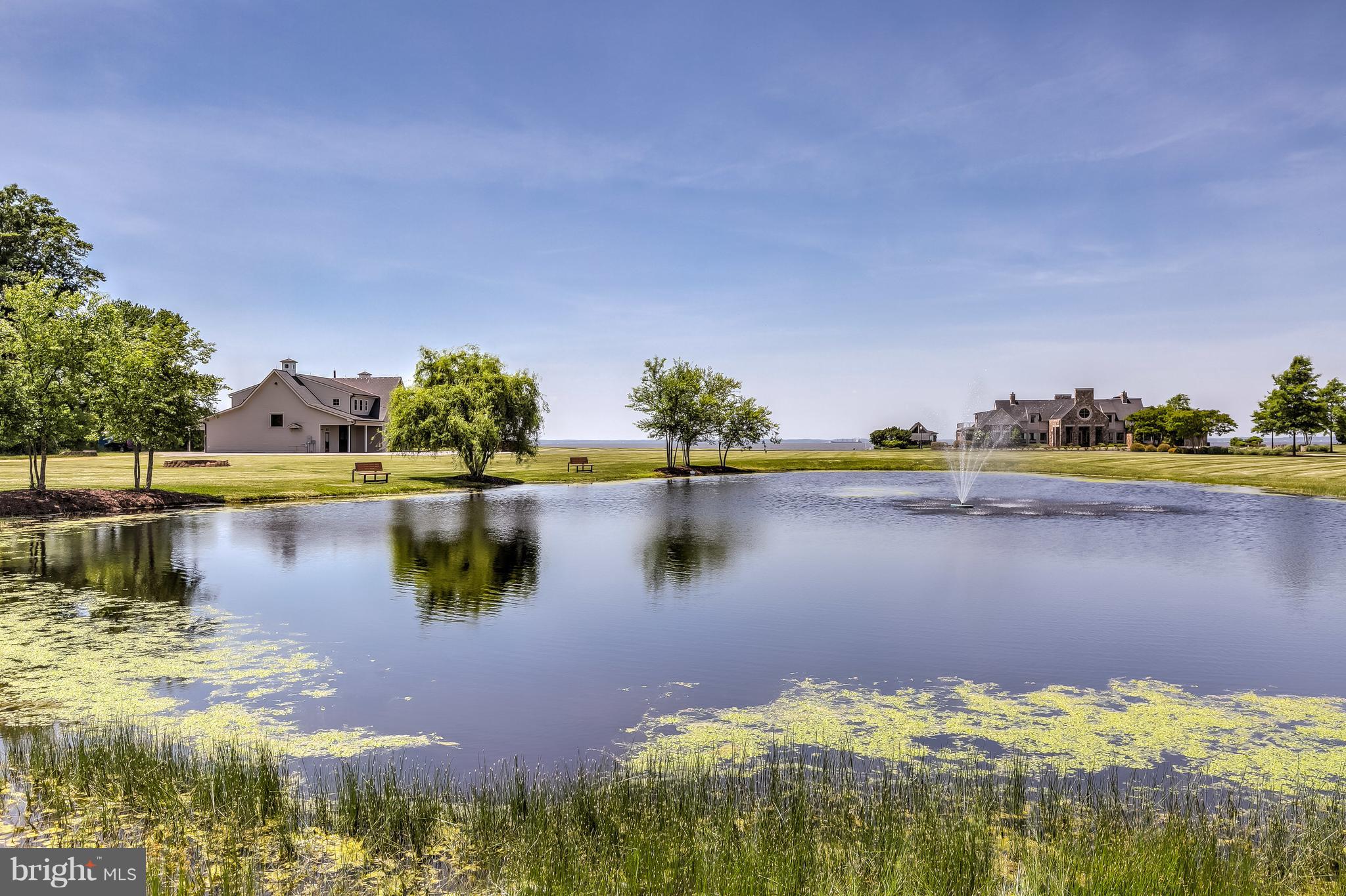 7402 Kent Point Road Stevensville, MD 21666 - Photo 128 of 134 View from entry overlooking pond to Carriage house