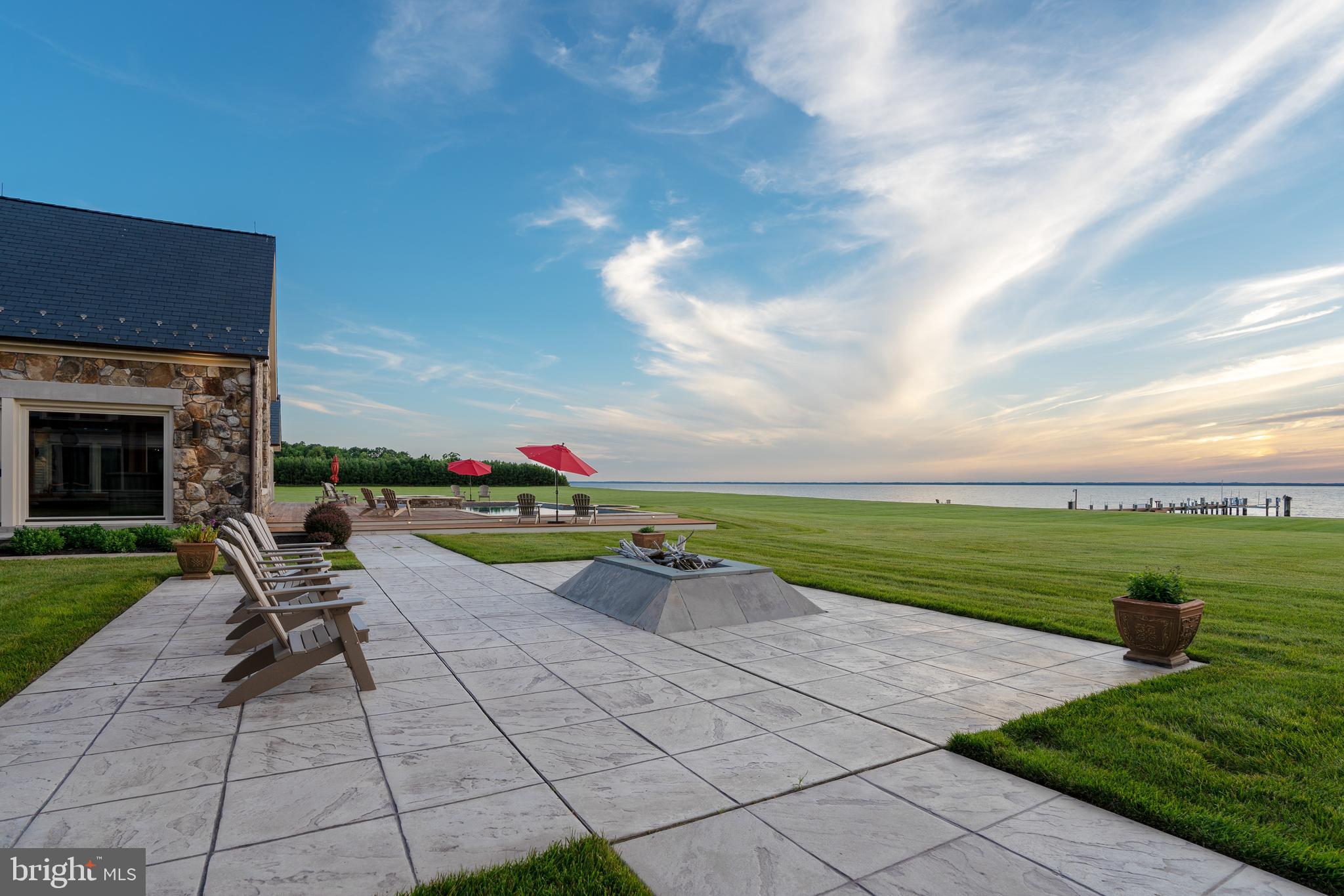 7402 Kent Point Road Stevensville, MD 21666 - Photo 14 of 134 Great firepit centrally located at waterfront