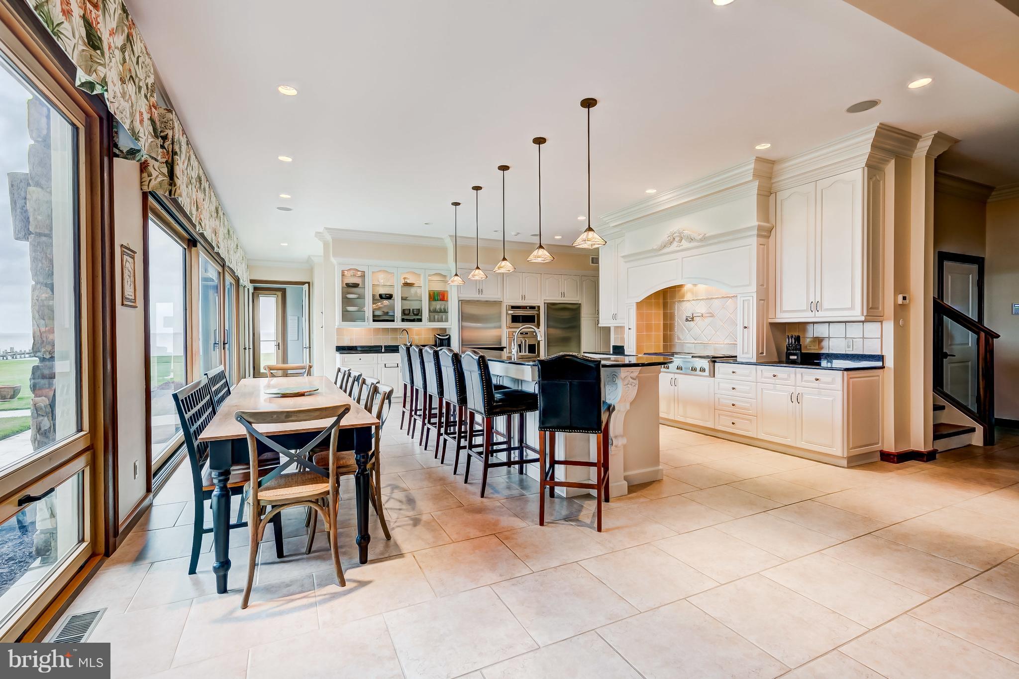 7402 Kent Point Road Stevensville, MD 21666 - Photo 30 of 134 Table and dining space galore in kitchen