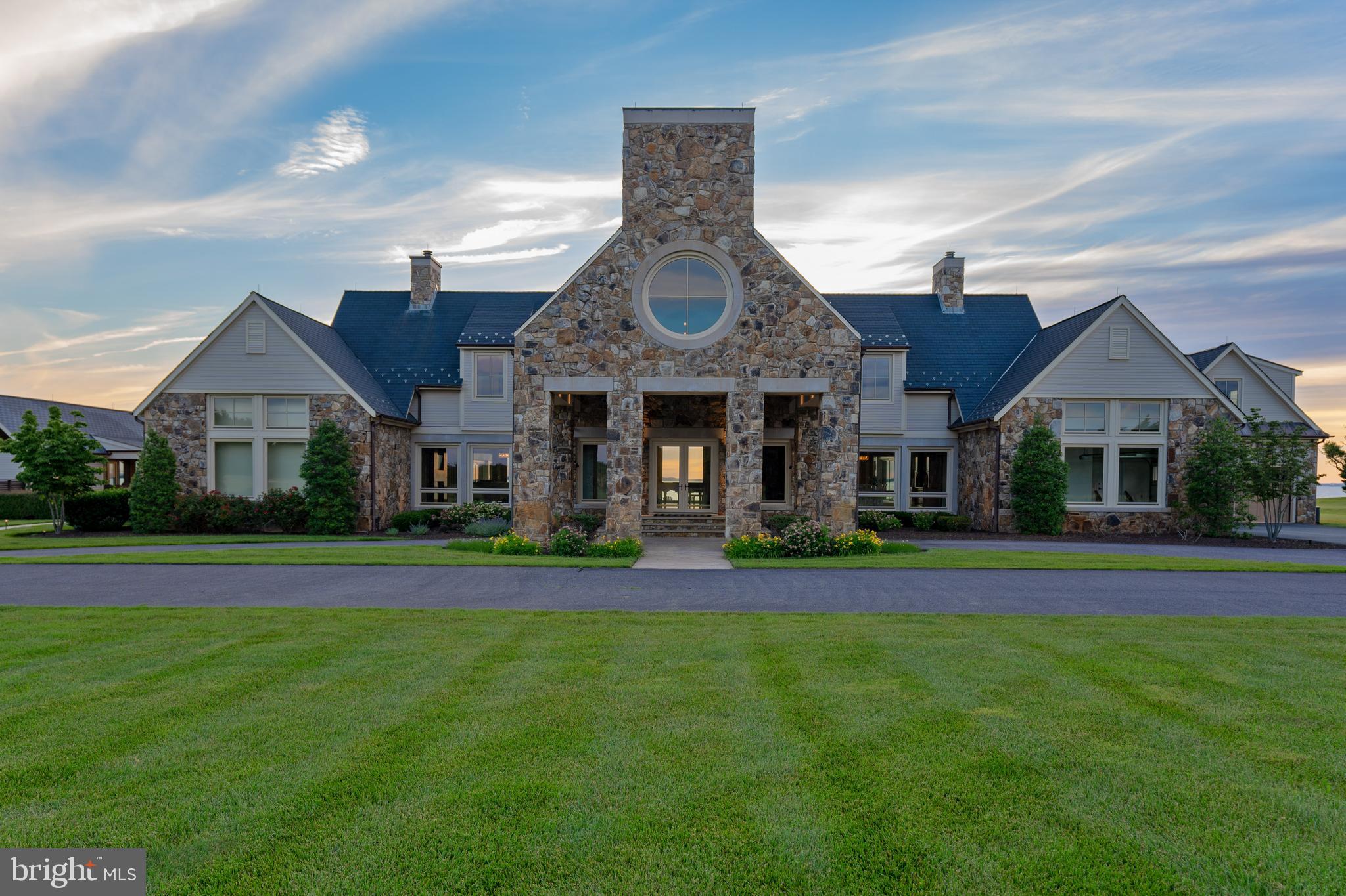 7402 Kent Point Road Stevensville, MD 21666 - Photo 4 of 134 Imposing Moss rock face ext leads to heaven within