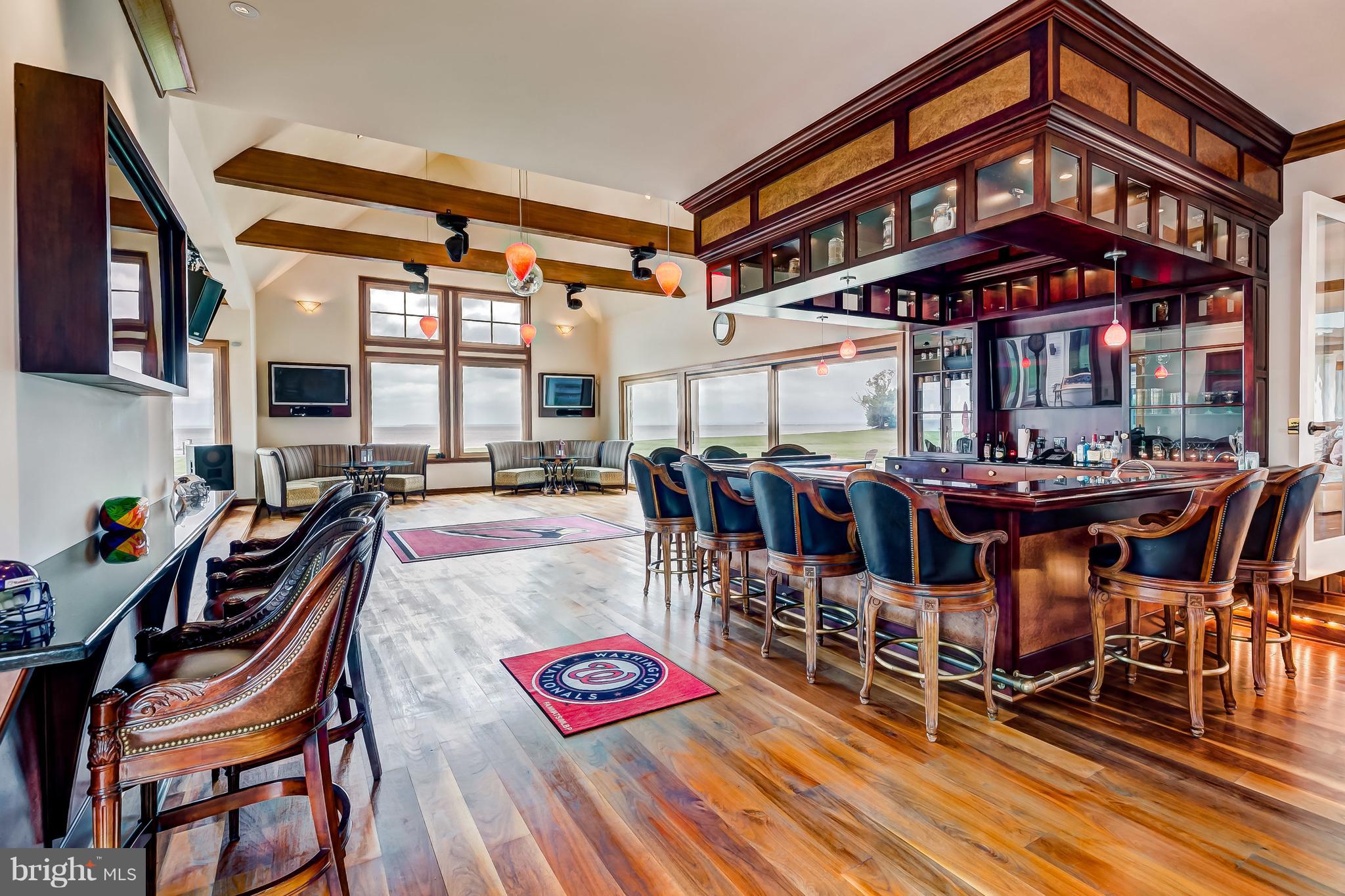 7402 Kent Point Road Stevensville, MD 21666 - Photo 45 of 134 Great wraparound bar in Clubroom