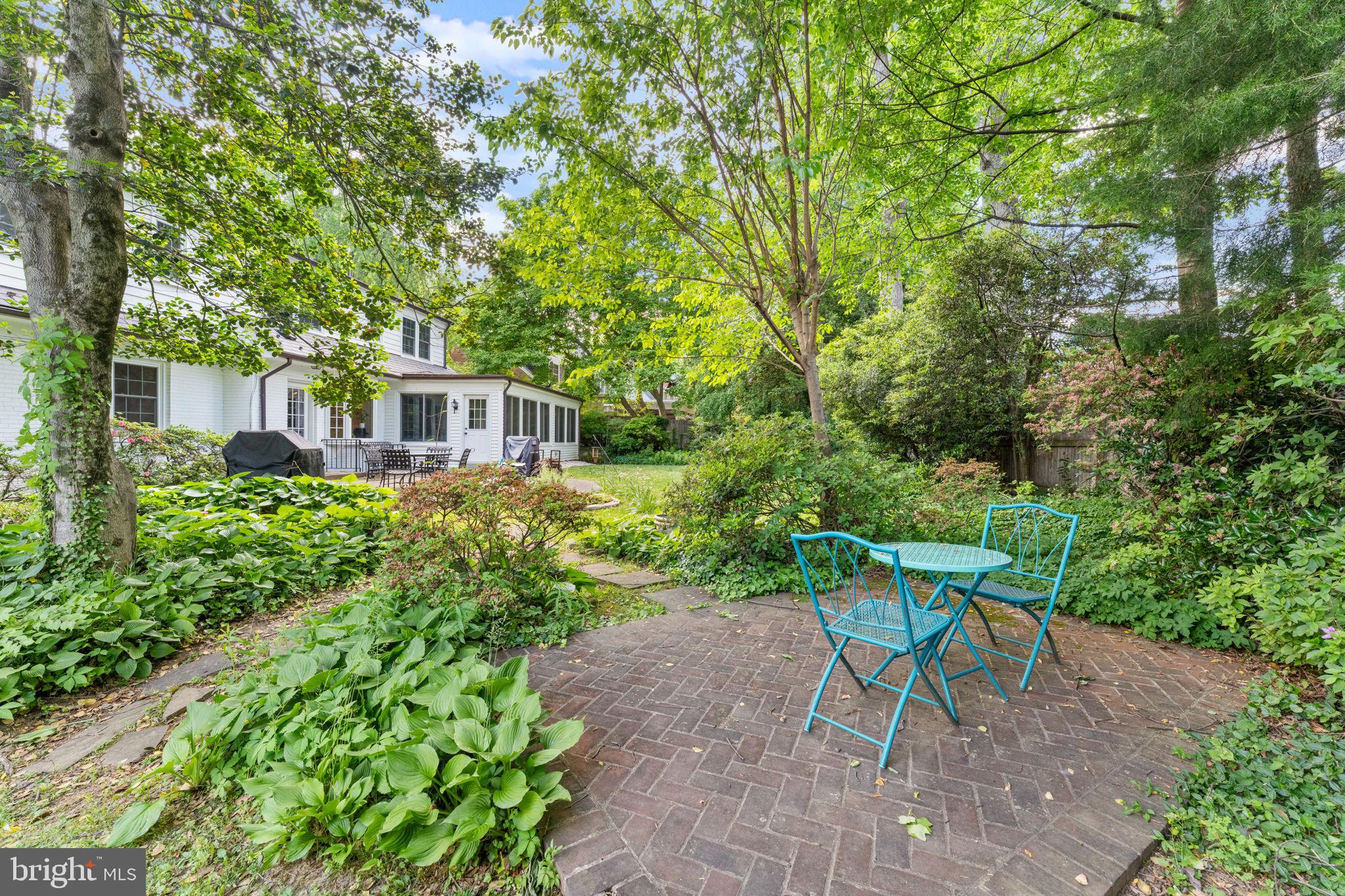 5121 Baltan Road Bethesda, MD 20816 - Photo 46 of 54 Serene garden retreat with cozy seating.