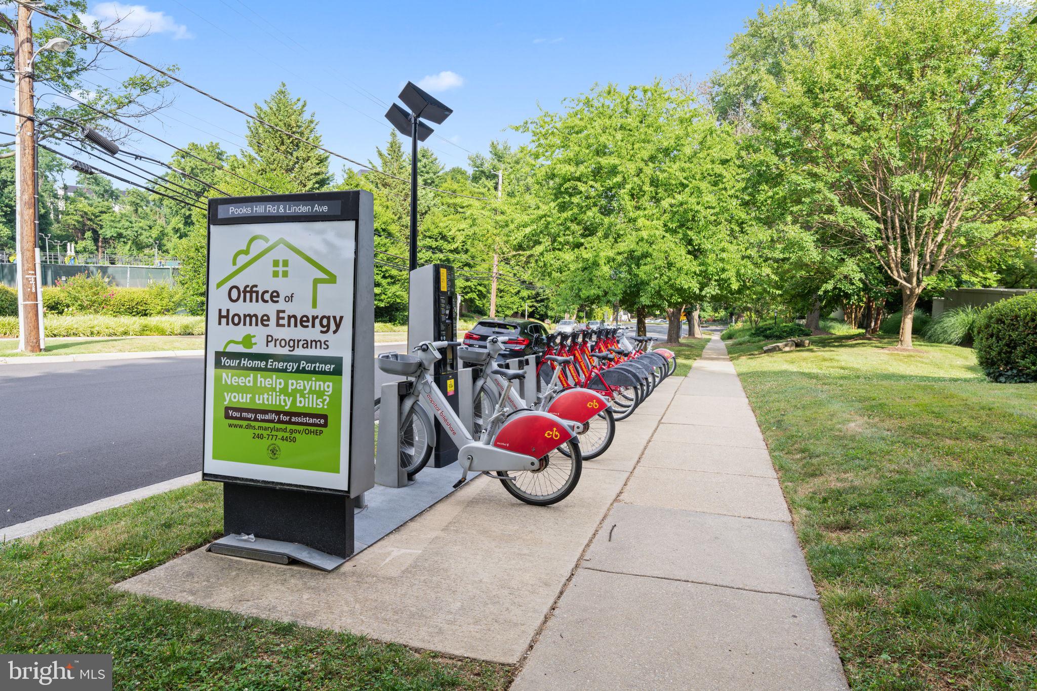5121 Baltan Road Bethesda, MD 20816 - Photo 51 of 54 Eco-friendly bike share station