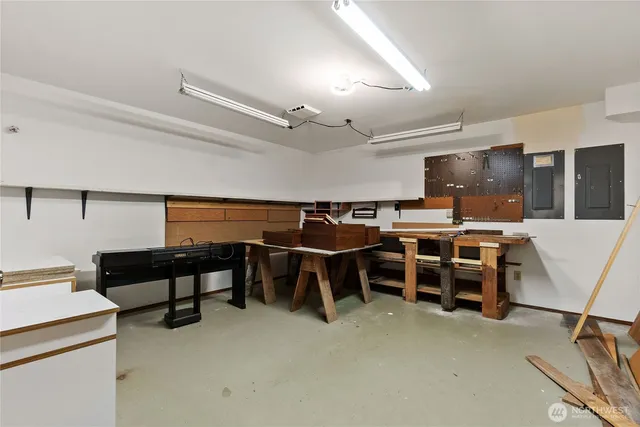 a house with trees in front of it