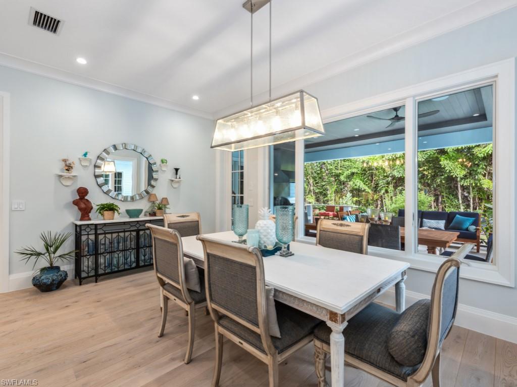 533 Turtle Hatch Lane Naples, FL 34103 - Photo 22 of 50 Dining room with room for sideboard