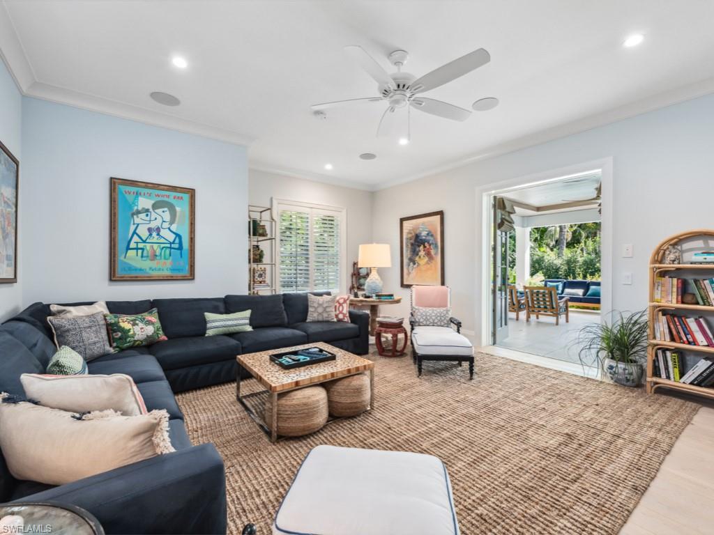 533 Turtle Hatch Lane Naples, FL 34103 - Photo 25 of 50 Entertain inside & out from the media room