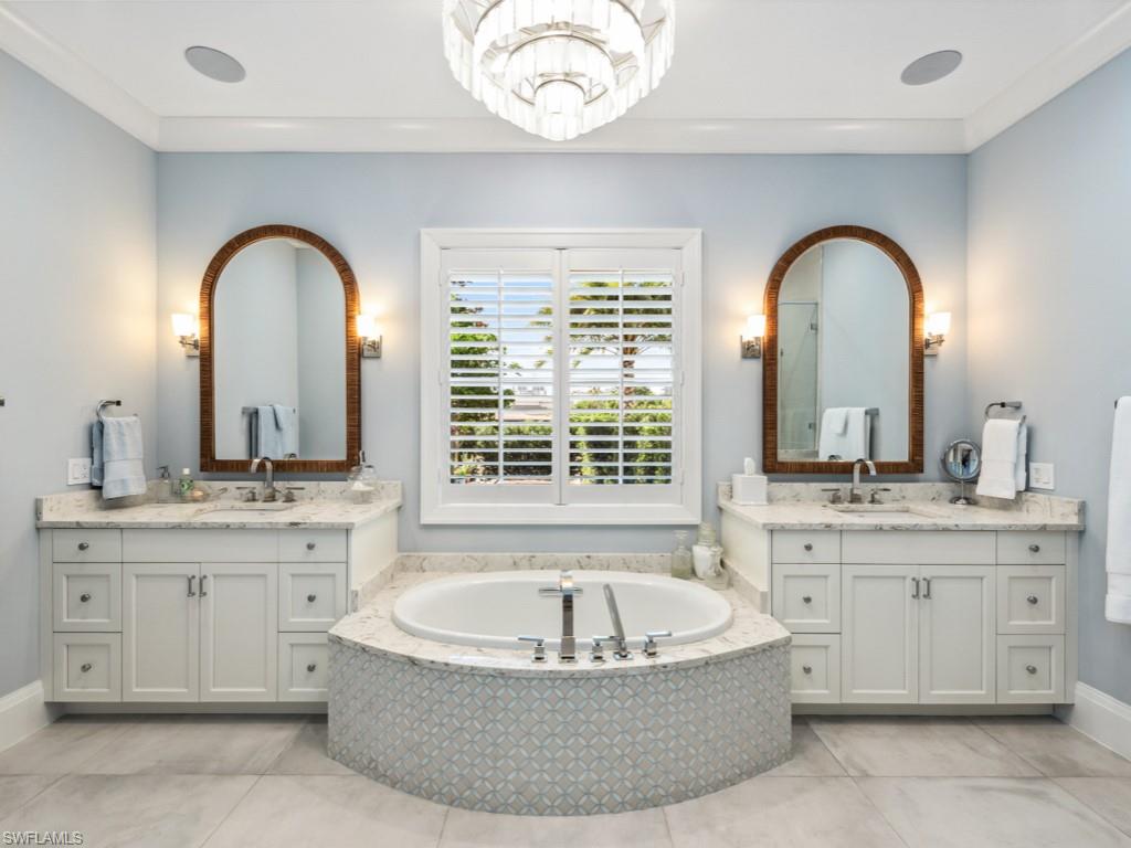 533 Turtle Hatch Lane Naples, FL 34103 - Photo 36 of 50 Separate vanities and closets.