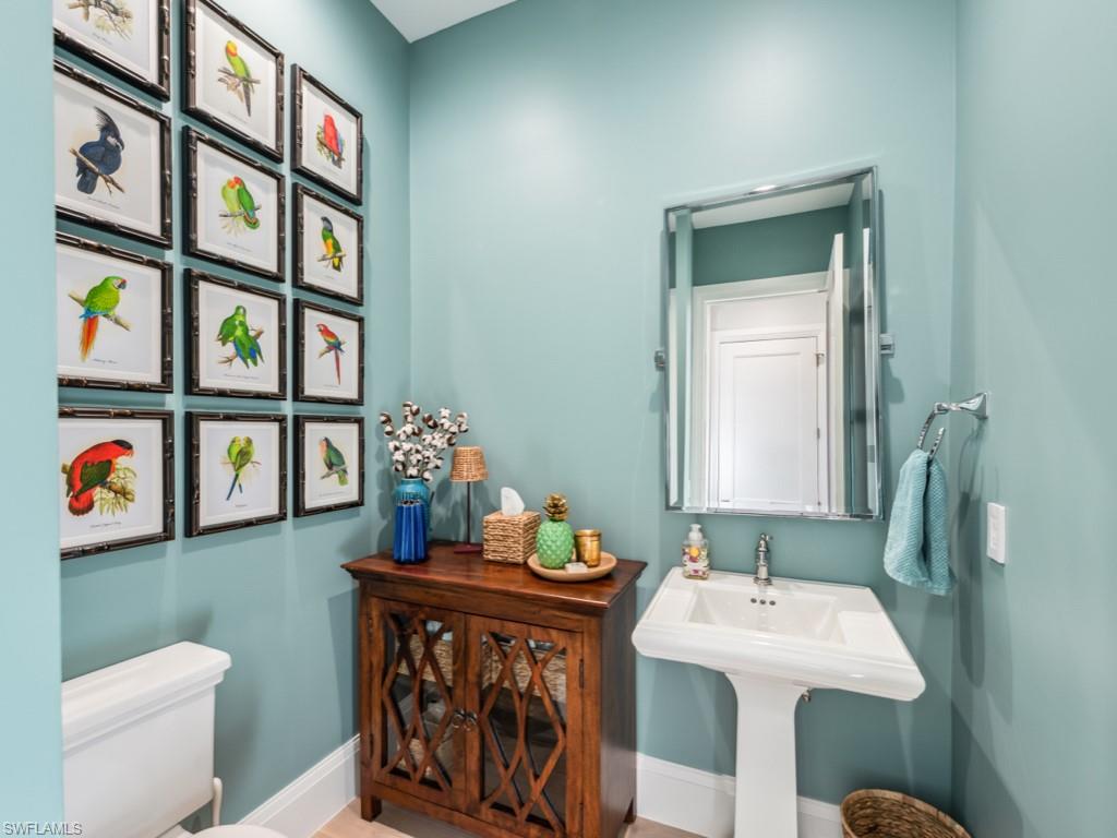 533 Turtle Hatch Lane Naples, FL 34103 - Photo 10 of 50 First floor powder room