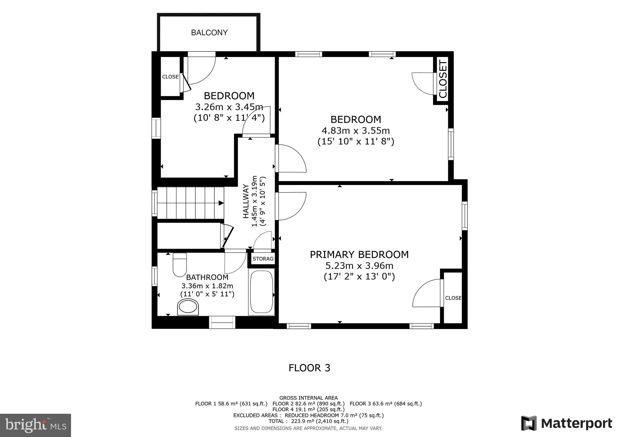 6405 Pinehurst Road Baltimore, MD 21212 - Photo 54 of 57 2nd Level Floor Plan