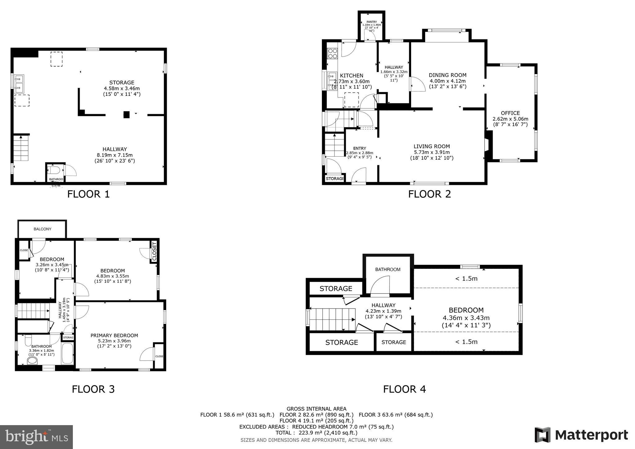 6405 Pinehurst Road Baltimore, MD 21212 - Photo 57 of 57 All Levels Floor Plans