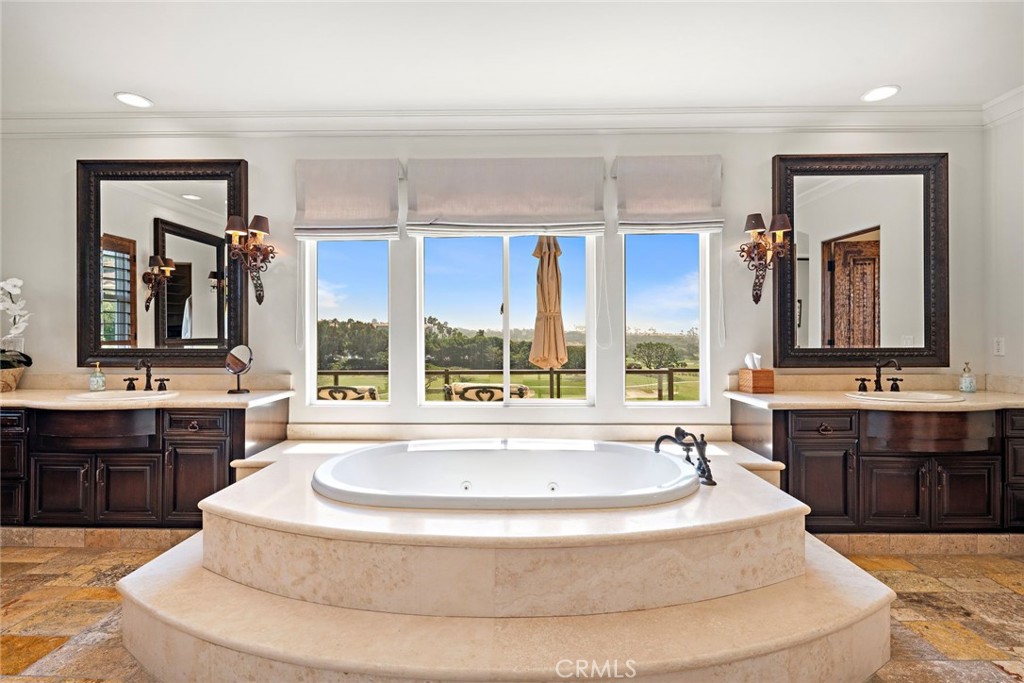 5 Via Monarca Street Dana Point, CA 92629 - Photo 22 of 57 a spacious bathroom with a tub sink and large window