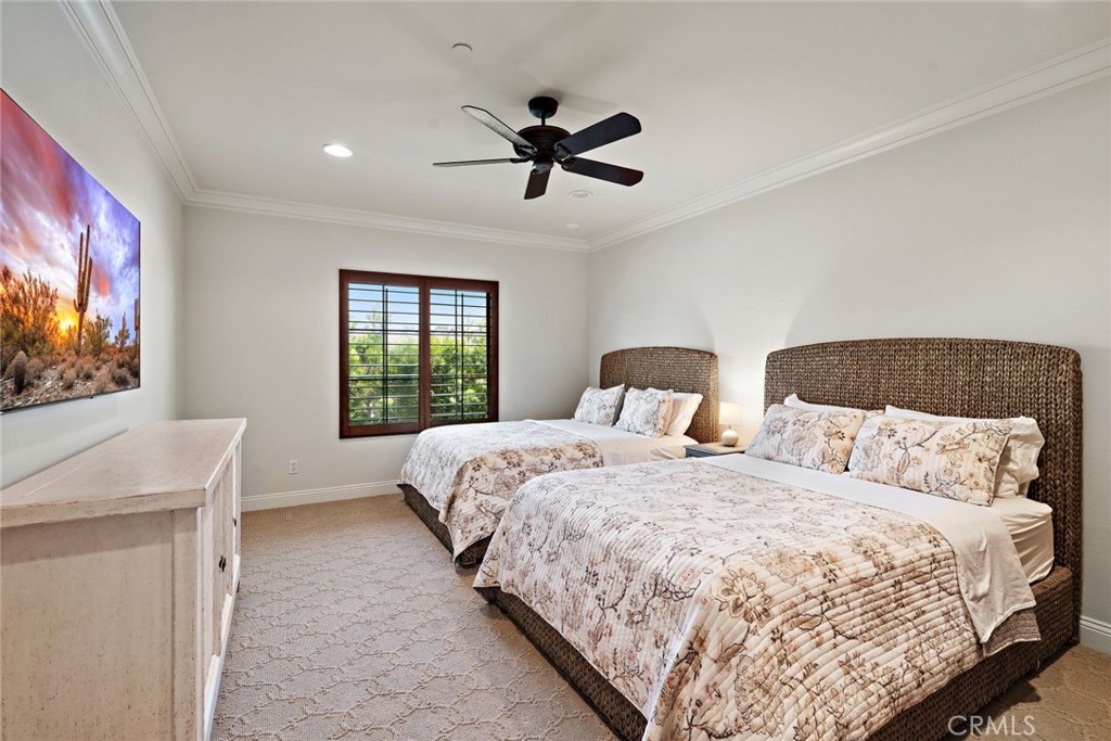 5 Via Monarca Street Dana Point, CA 92629 - Photo 30 of 57 a bedroom with a bed and a flat screen tv