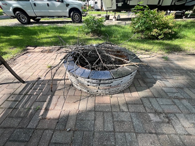 2795 East 28th Road Marseilles, IL 61341 - Photo 17 of 57 a view of a backyard with sitting area and outdoor space