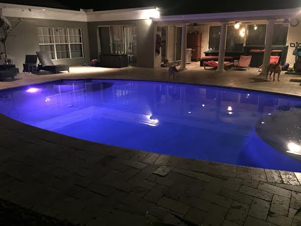 8471 Gatehouse Road Plantation, FL 33324 - Photo 29 of 50 Grieco - pool lit up 1