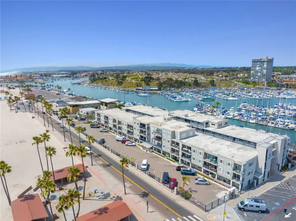 a city view with tall buildings