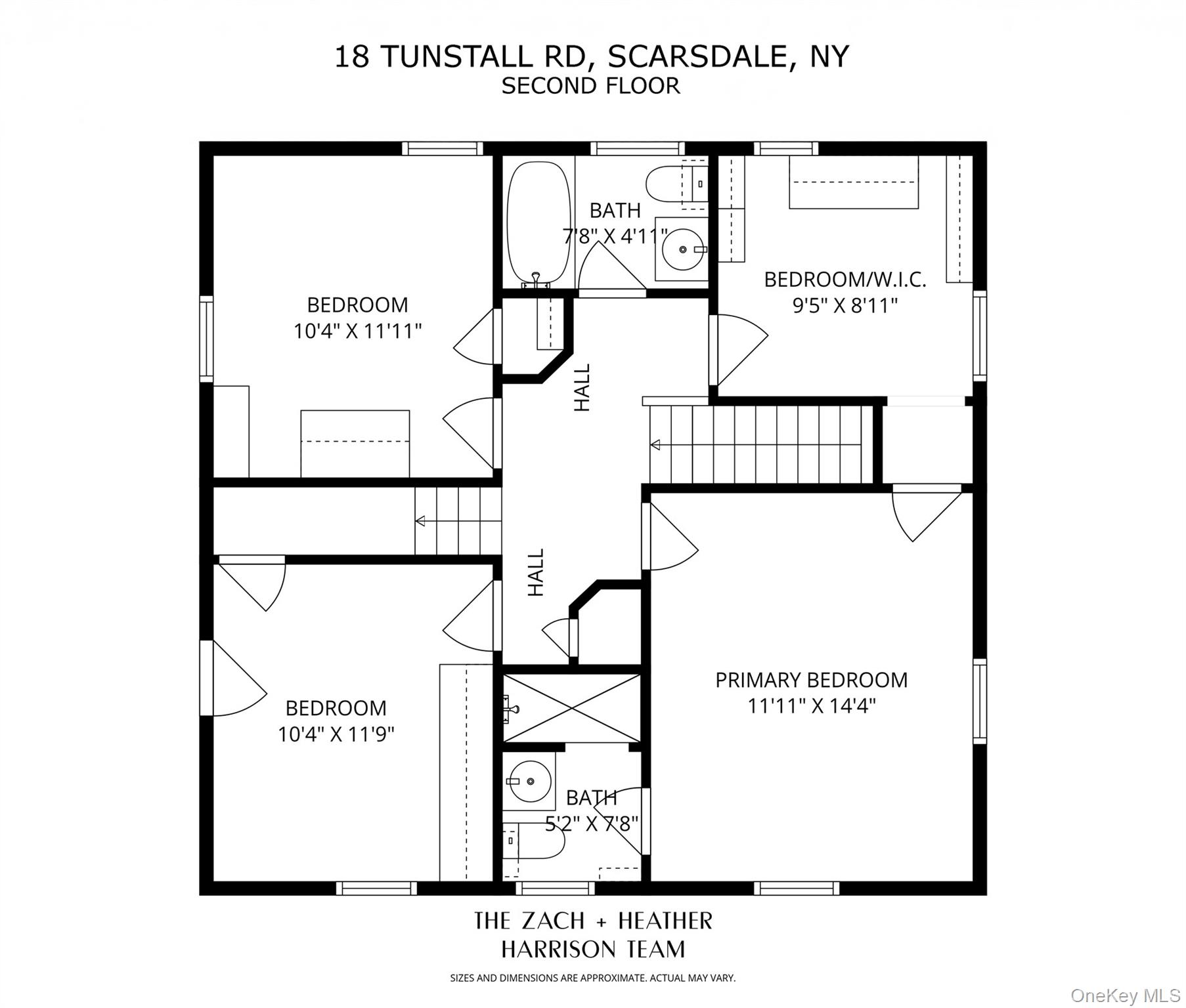 18 Tunstall Road Scarsdale, NY 10583 - Photo 30 of 32 2nd floor plan