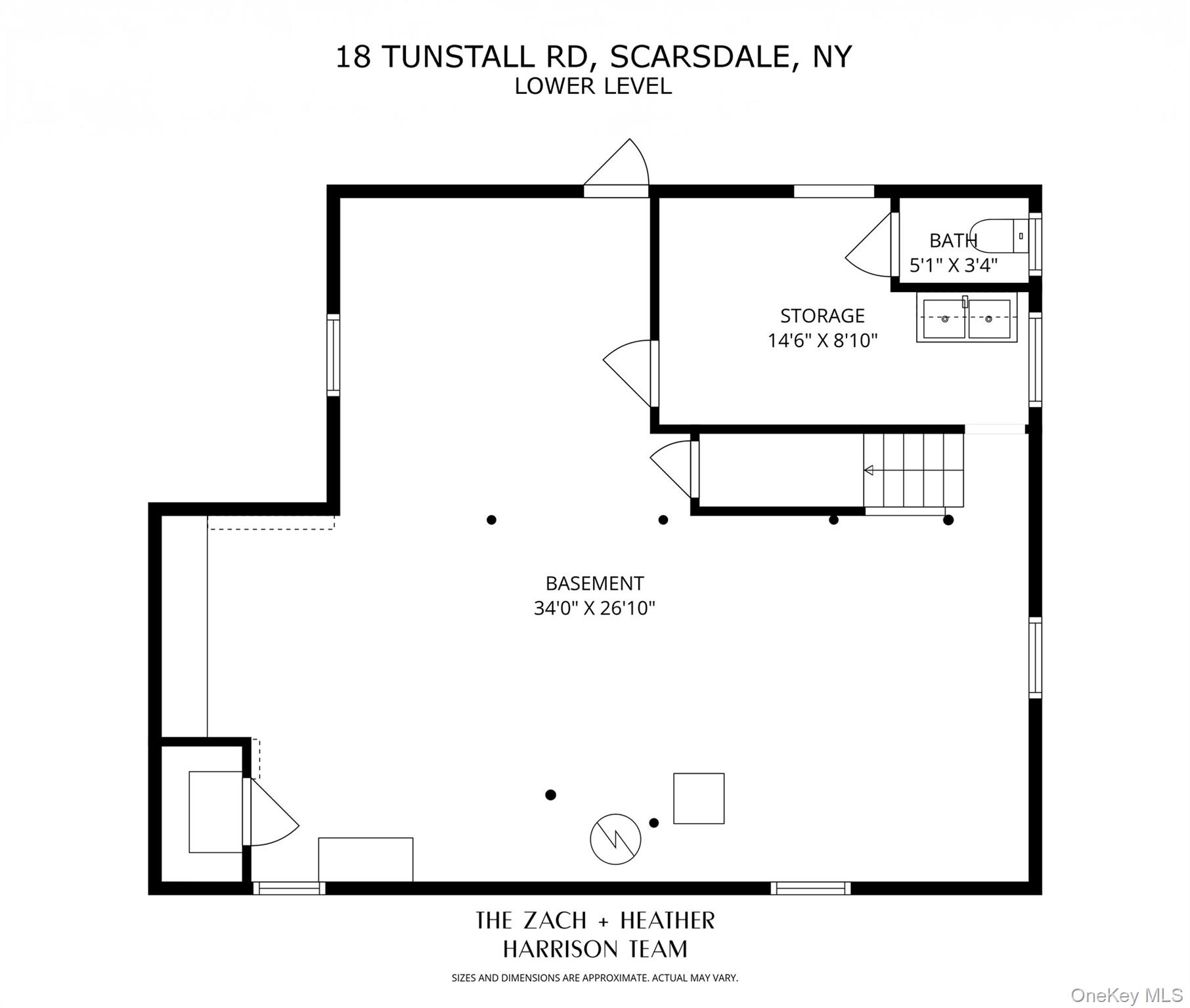 18 Tunstall Road Scarsdale, NY 10583 - Photo 32 of 32 Basement floor plan