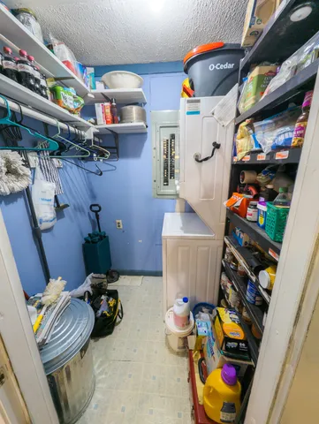 a room with toys and storage