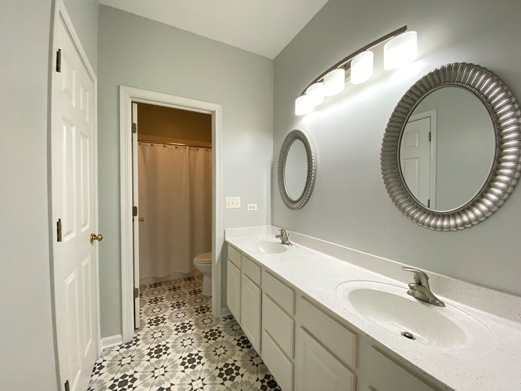 2428 Ridgewood Court Aurora, IL 60502 - Photo 24 of 40 a bathroom with a sink and a mirror