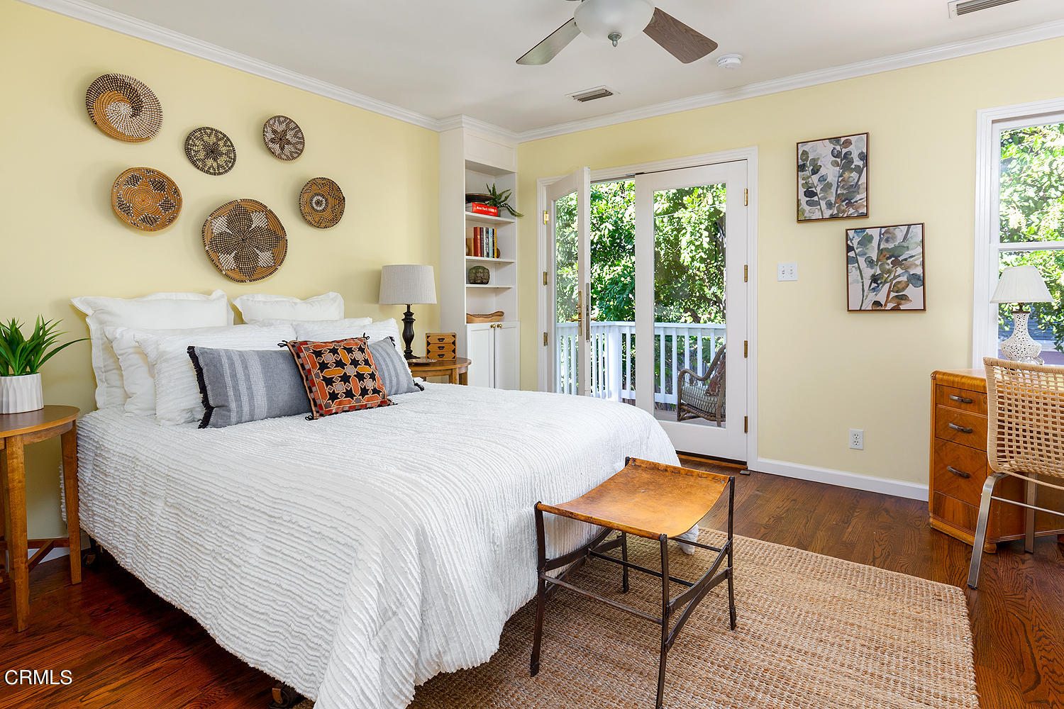 98 Pine Crest Drive South Pasadena, CA 91030 - Photo 16 of 33 a bedroom with a bed and wooden floor