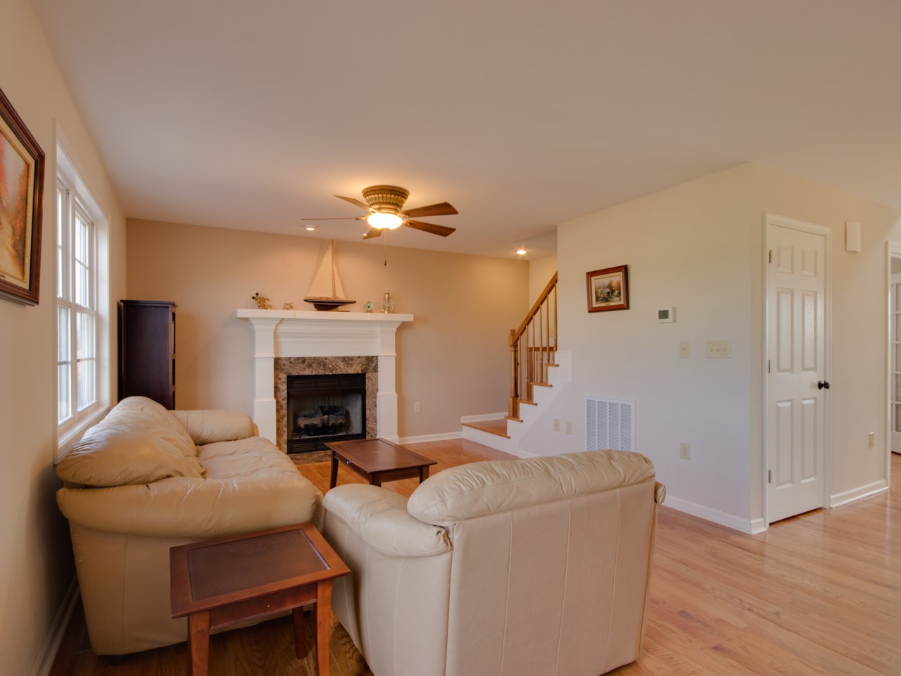 134 Bailey Road Fort Defiance, VA 24437 - Photo 24 of 42 a living room with furniture and a fireplace