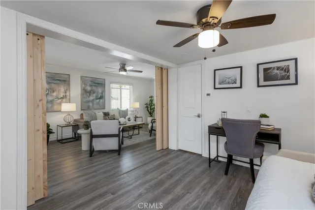 a bathroom with a double vanity sink and mirror