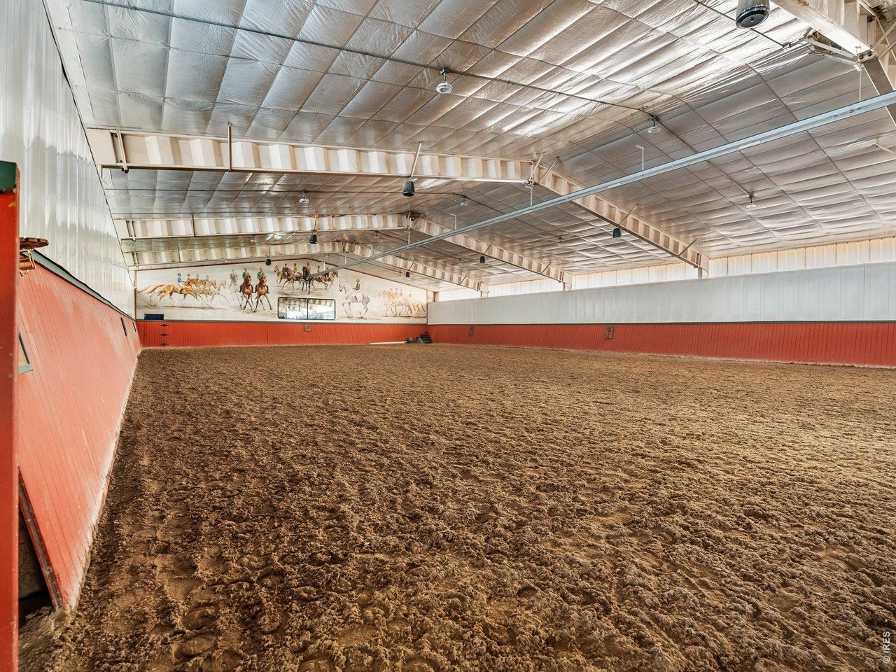 15383 East County Line Road Berthoud, CO 80513 - Photo 13 of 47 Olympic Sized, State-of-the-art Indoor Riding Arena 60m x 20m