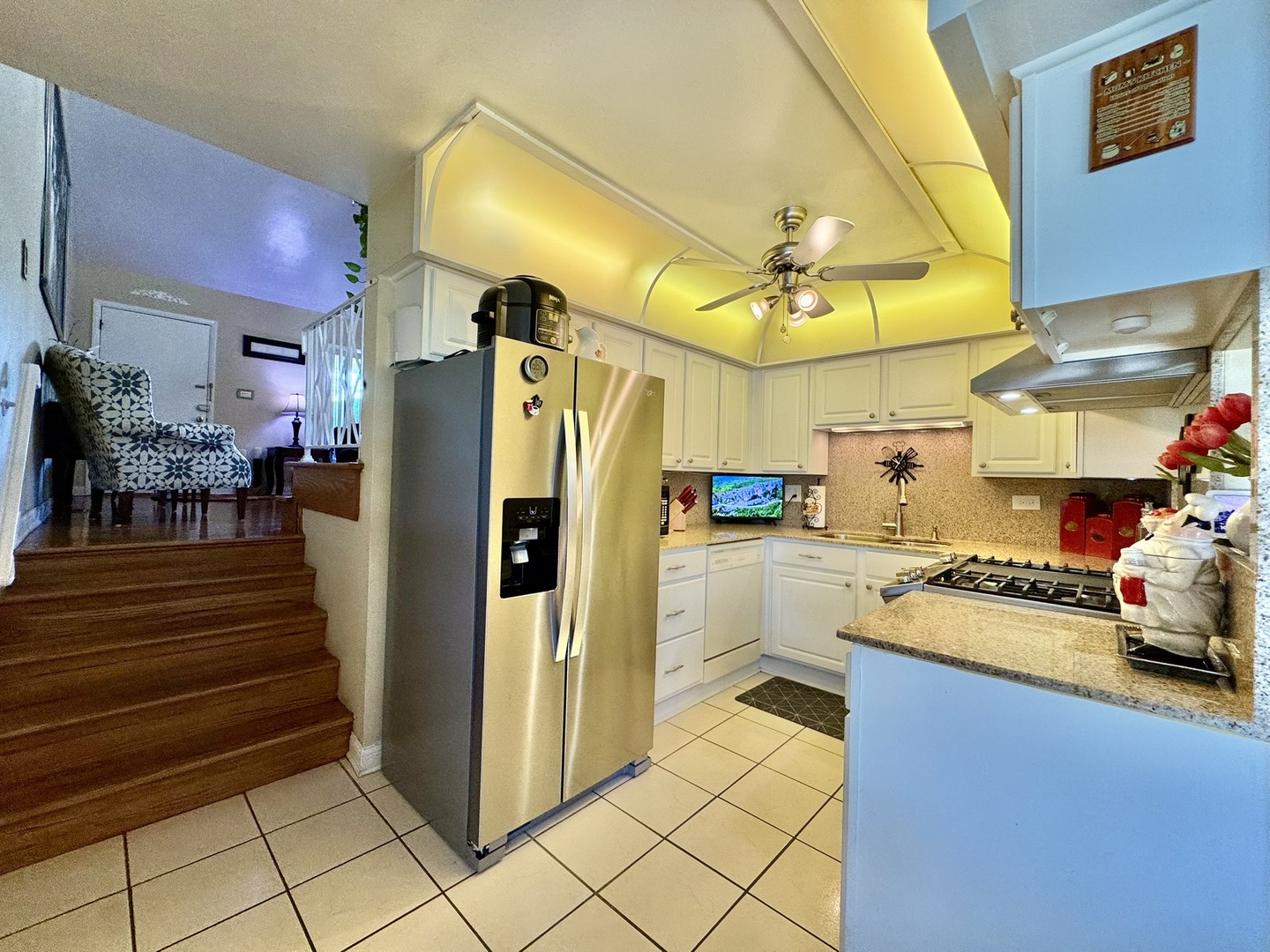 1247 South Mannheim Road, Unit 3 Westchester, IL 60154 - Photo 10 of 41 a kitchen with refrigerator and cabinets