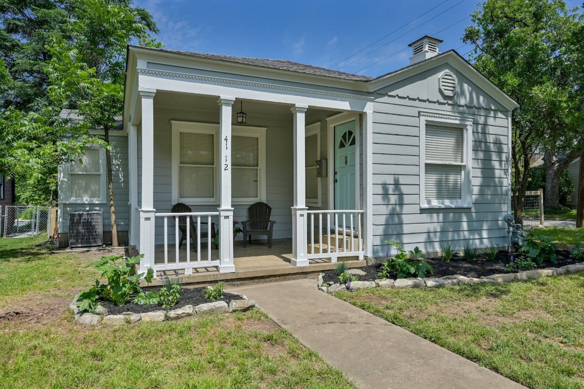 4112 Sinclair Avenue Austin, TX 78756 - Photo 1 of 1 front view of a house with a yard