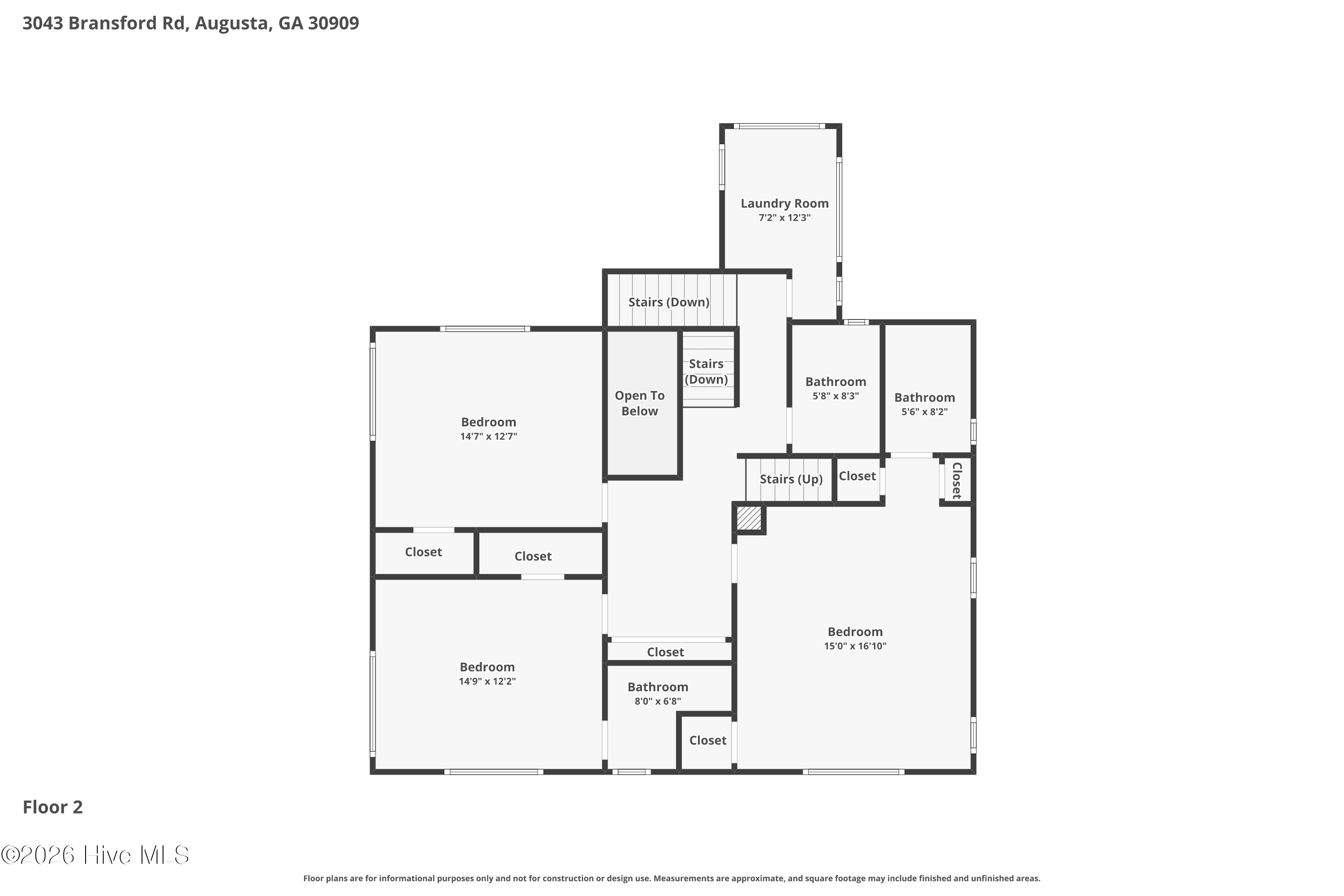 3043 Bransford Road Augusta, GA 30909 - Photo 111 of 112 2nd floor
