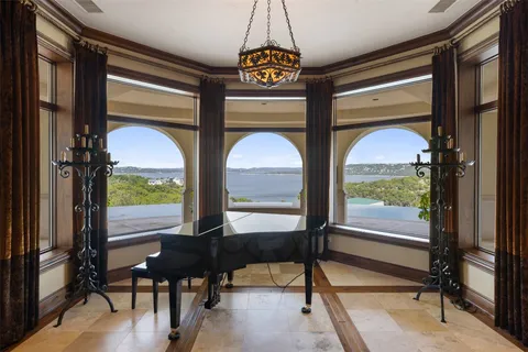 a view of lobby with furniture