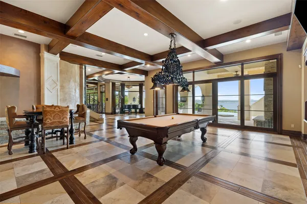 a view of lobby with furniture