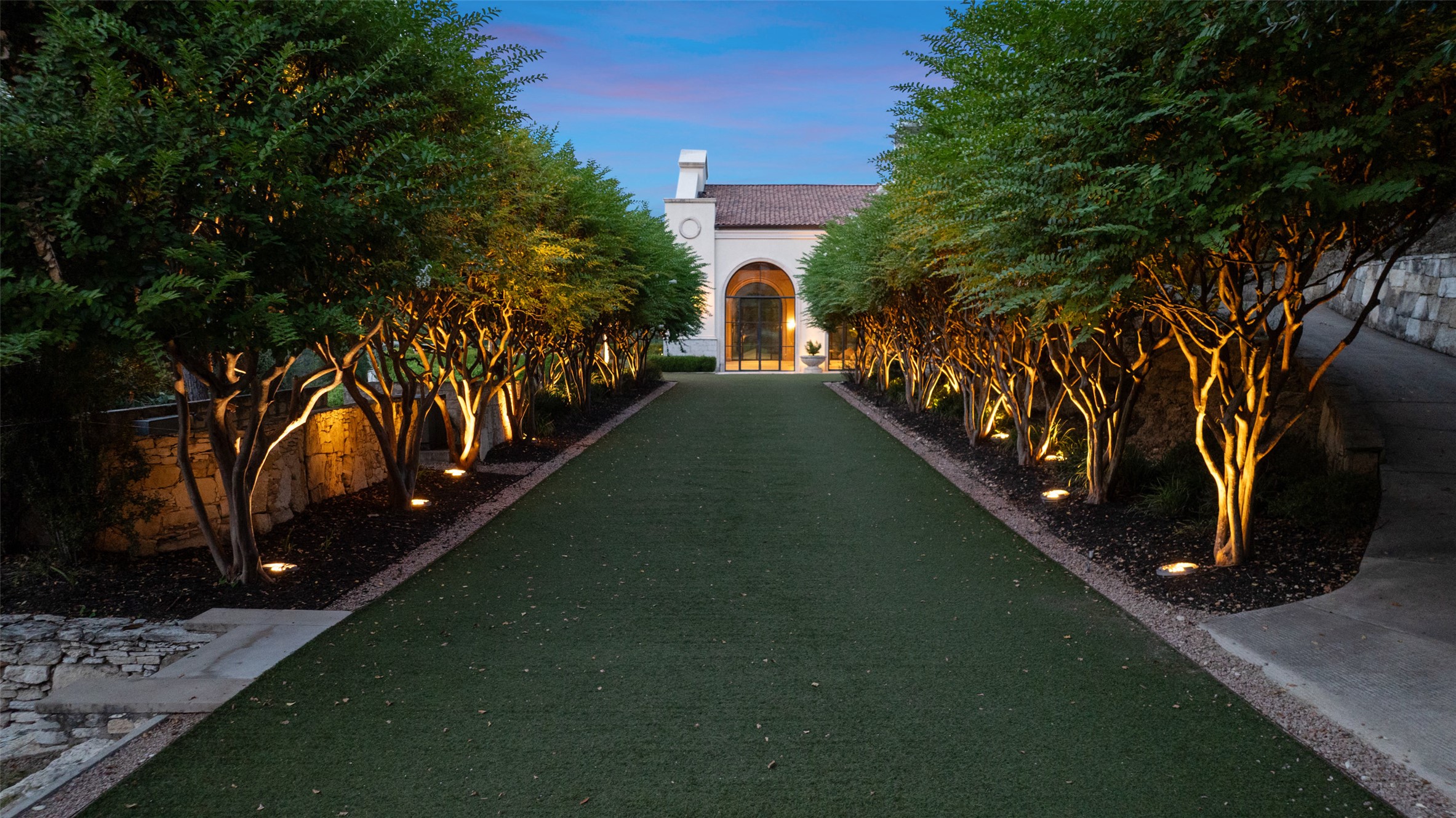 12400 Cedar Street Austin, TX 78732 - Photo 34 of 39 a view of a yard in front of a house