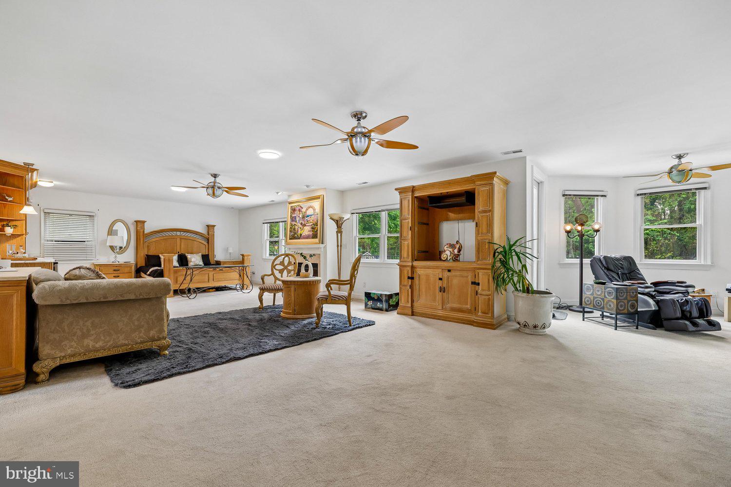 13120 Esworthy Road Potomac, MD 20854 - Photo 37 of 80 Primary Bedroom w/Sitting Area and Private Balcony
