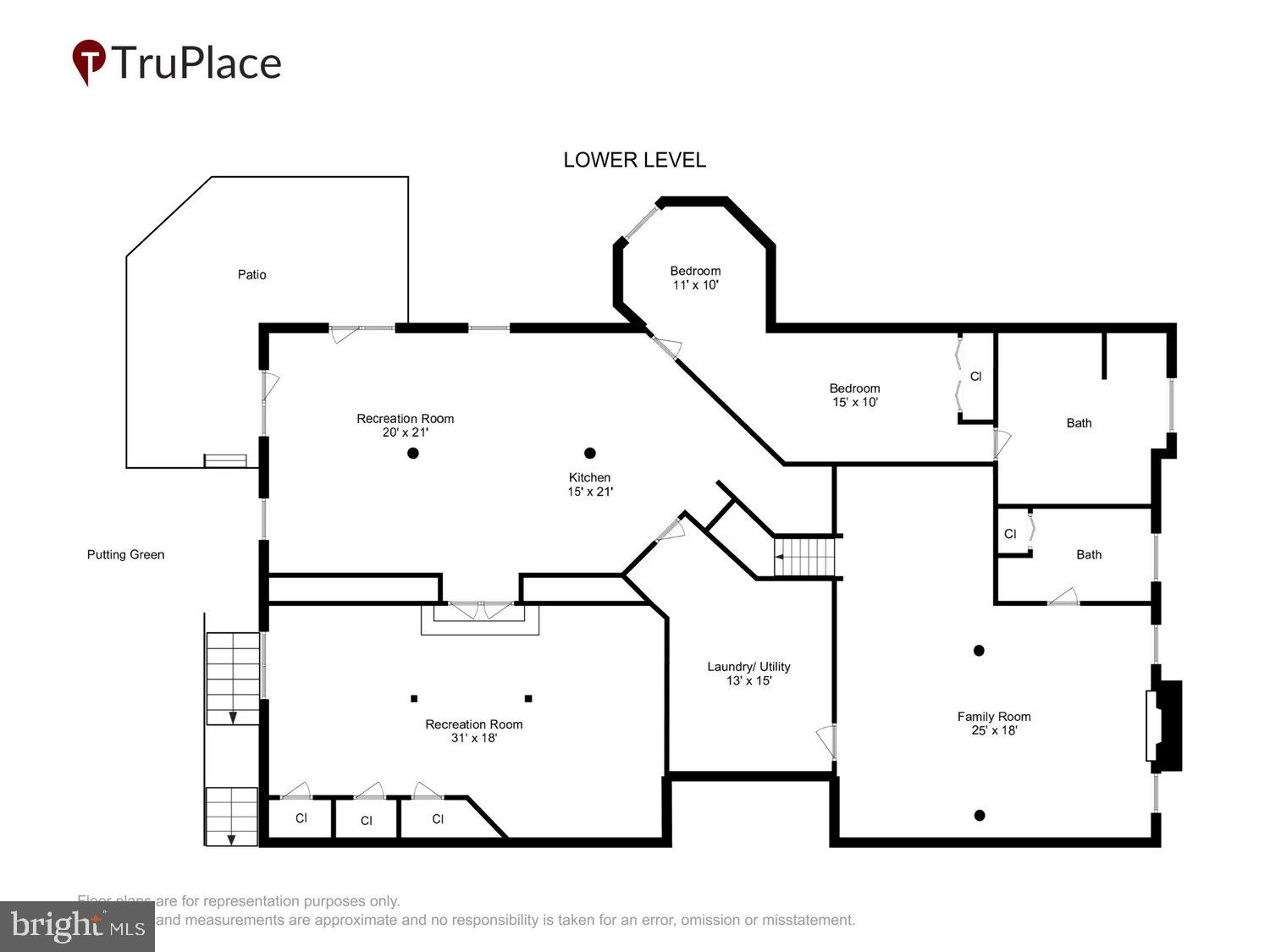 13120 Esworthy Road Potomac, MD 20854 - Photo 80 of 80 Lower Level Floor Plan