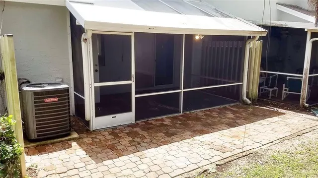 a view of an entrance to house