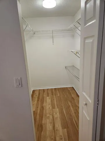 a view of walk in closet