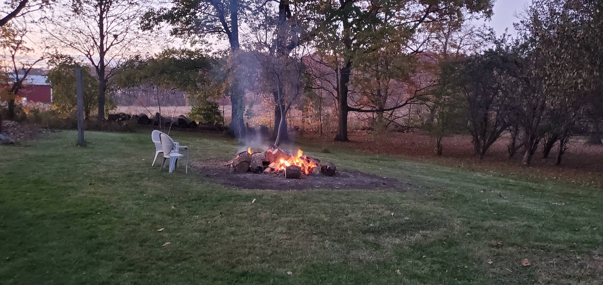 42W490 Kedeka Road Sugar Grove, IL 60554 - Photo 10 of 30 a view of a backyard with large trees