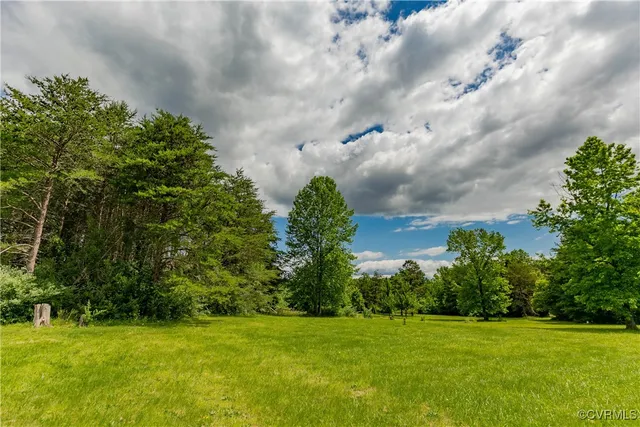 a backyard of a house