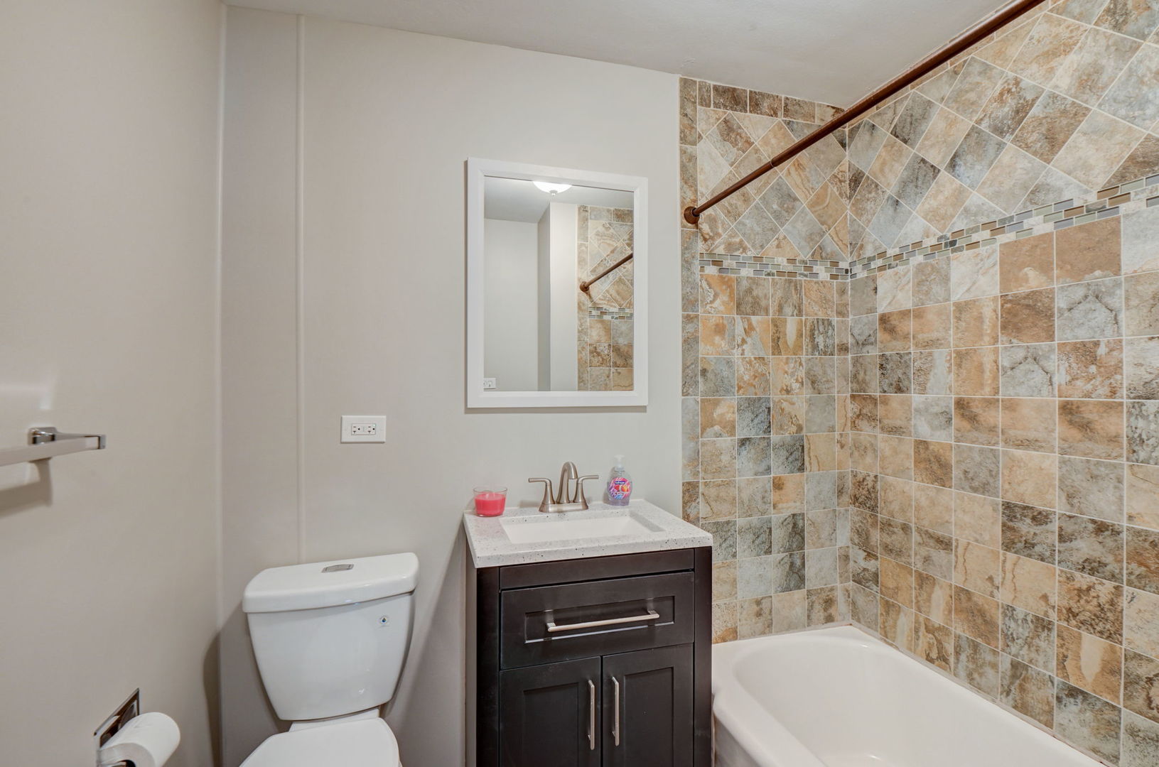 3132 Willow Road South Chicago Heights, IL 60411 - Photo 12 of 26 a bathroom with a sink toilet and shower