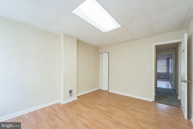 a view of an empty room